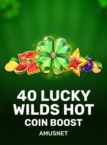 40 Lucky Wilds Hot Coin Boost game tile
